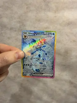 Pokemon Glaceon ex Special Illustration Rare Holo 150/131 Sv: Prismatic Evoluti… - Image 1