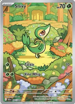 Snivy 087/086 (NM) - SV10.5: Black Bolt - Illustration Rare - Pokemon TCG - Image 1