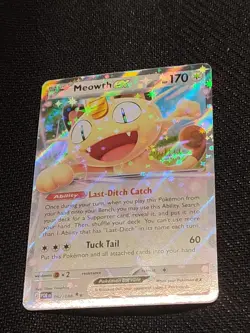 Meowth ex 62/88 Double Rare Pokemon Perfect Order ME03 NM - Image 1