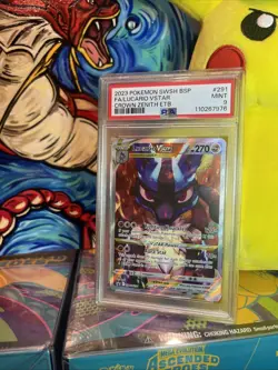 Lucario VSTAR 2023 Pokemon Crown Zenith ETB PROMO SWSH291 PSA 9 - Image 2