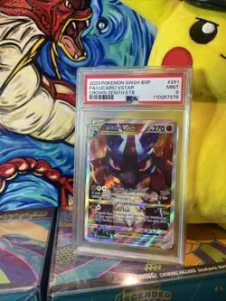 Lucario VSTAR 2023 Pokemon Crown Zenith ETB PROMO SWSH291 PSA 9 - Image 3
