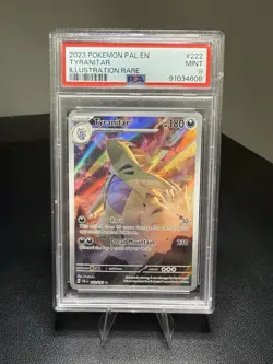 PSA 9 Tyranitar 222/193 Pokemon Paldea Evolved Illustration Rare IR PAL EN - Image 1