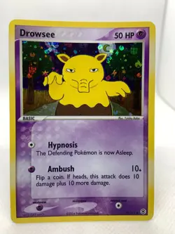 Drowsee / Drowzee 32/112 Reverse Holo Ex Fire Red & Leaf Green NM Pokemon - Image 1