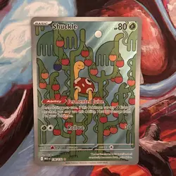 🔥Pokemon TCG Shuckle 136/132 Illustration Rare Me01: Mega Evolution Holo NM+🔥 - Image 1