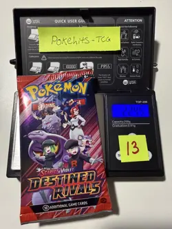 (HEAVY)🔥 22.45g Pokemon TCG Destined Rivals Booster Pack Factory Sealed✅ - Image 1