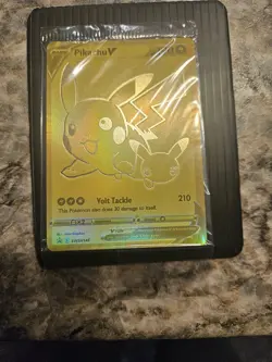 Pikachu V SWSH145 GOLD Celebrations Promo 2021 Sealed NM Pokemon TCG - Image 1