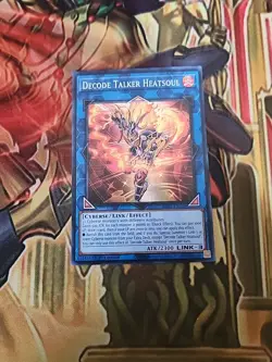 Decode Talker Heatsoul - RA01-EN048 Super Rare 1st ED NM Yugioh - Image 1