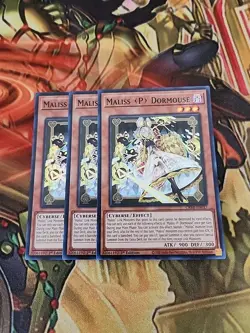 3X Maliss P Dormouse CRBR-EN017 Super Rare 1st Edition NM Yugioh - Image 1