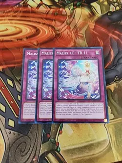 3X Maliss C TB-11 - CRBR-EN024 - Super Rare 1ST ED NM YuGiOh - Image 1