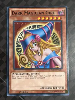 Yugioh - Dark Magician Girl (A) YGLD-ENA04 1st Edition NM - Image 1