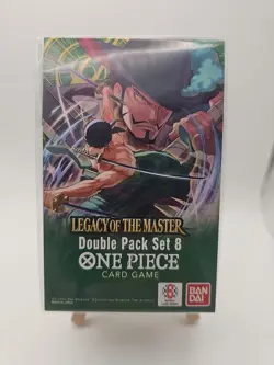 One Piece DP08 Legacy of the Master Double Pack OP-12Set Vol 8 Sealed 2 Pack Box - Image 1