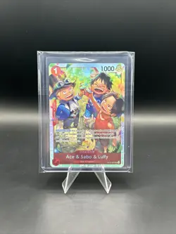 Ace & Sabo & Luffy OP13-007 SR Carrying on His Will - Image 1