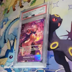 One Piece CCG 2025 Vinsmoke Reiju OP12-063 Alt Art Foil Super Rare PSA 10 - Image 2