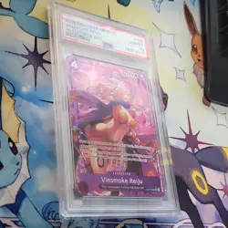 One Piece CCG 2025 Vinsmoke Reiju OP12-063 Alt Art Foil Super Rare PSA 10 - Image 3