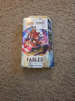 Disney Lorcana TCG: Fabled Starter Deck - Emerald/Ruby Open Missing Pack - Image 1