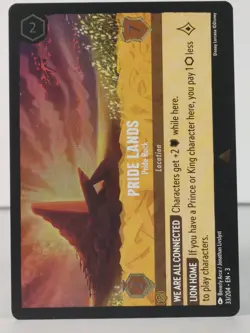 Pride Lands - Into the Inklands - 33/204 - Lorcana TCG - Rare - U Pick - Image 2