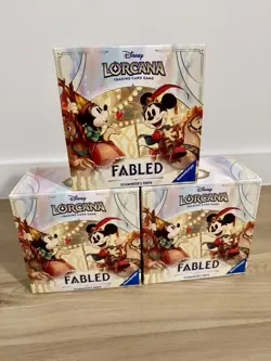 1 Disney Lorcana TCG: FABLED Illumineer's Trove 8 Booster Packs Sealed & In Hand - Image 1