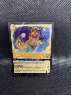 20/204 Simba - King in the Making Starter Deck FOIL Disney Lorcana - Image 1