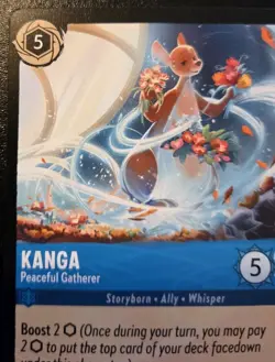 Kanga - Peaceful Gatherer 138/204 Common Winterspell Disney Lorcana TCG - Image 2