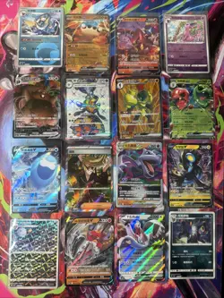 Pokemon 16 Card Lot nm V Max Mega Amazing Ex HOLO Rare Hits Only B28 - Image 1