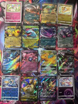 Pokemon 16 Card Lot nm V Max Mega Amazing Ex HOLO Rare Hits Only B4 - Image 1