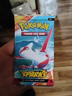 Pokemon Cards Surging Sparks Pack Still Sealed Custom Art Bought From Temu - Image 1