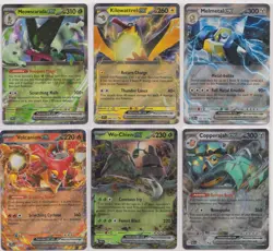 Pokemon Double Rare Evolved Holo 6 Card Lot Near MINT - Image 1
