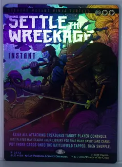 Settle the Wreckage [New, Near Mint] *Foil* {TMNT SLD} - Image 1