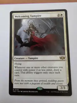 Welcoming Vampire Commander: Tarkir: Dragonstorm #140 - Image 1