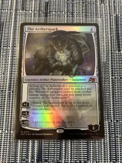 The Aetherspark - Aetherdrift - Foil - NM - PACK FRESH - UNPLAYED - MTG - Image 1