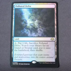 Polluted Delta FOIL 224 MTG Modern Horizons 3 MH3 Rare NM - Image 1