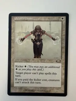 2001 Orim's Chant Planeshift regular, Lightly Played, Magic the Gathering MTG - Image 3