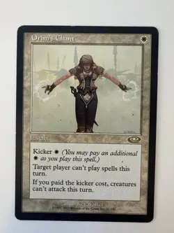 2001 Orim's Chant Planeshift regular, Lightly Played, Magic the Gathering MTG - Image 5