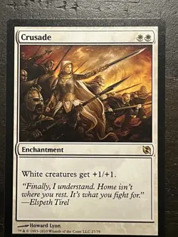 Crusades - Duel Decks: Elspeth vs Tezzeret - Rare Magic the Gathering MTG - LP - Image 1
