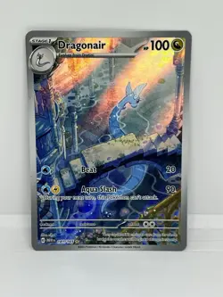 Pokemon TCG Dragonair Scarlet & Violet 151 Illustration Rare Holo Card 181/165 - Image 1