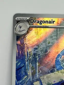 Pokemon TCG Dragonair Scarlet & Violet 151 Illustration Rare Holo Card 181/165 - Image 5