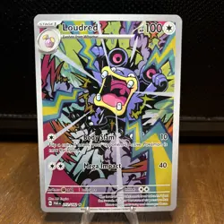 Loudred - 212/182 Illustration Rare Pokemon TCG SV04: Paradox Rift NM - Image 1