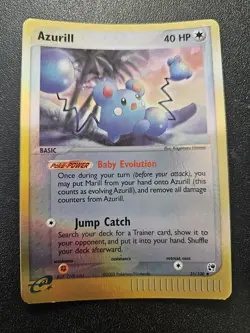 Pokemon EX Sandstorm Azurill Reverse Holo 31/00 EXC-NEAR MINT - Image 1