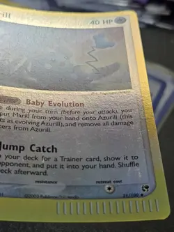 Pokemon EX Sandstorm Azurill Reverse Holo 31/00 EXC-NEAR MINT - Image 4