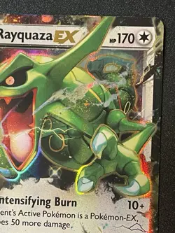 Rayquaza EX 75/108 Roaring Skies Pokemon Card Lightly Played holo - Image 2