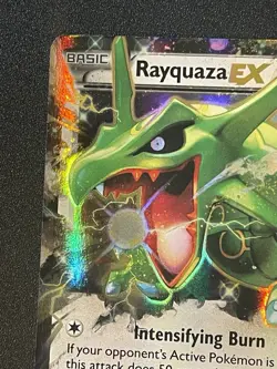 Rayquaza EX 75/108 Roaring Skies Pokemon Card Lightly Played holo - Image 3