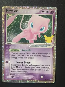 Mew EX (Celebrations) 88/92 Pokemon Card Near Mint holo - Image 1