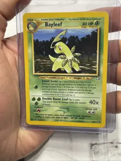 Bayleef - 29/111 - Pokemon Neo Genesis Unlimited Card WOTC Vintage Pokemon LP - Image 1