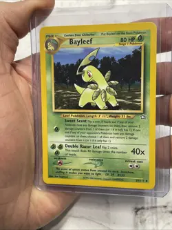 Bayleef - 29/111 - Pokemon Neo Genesis Unlimited Card WOTC Vintage Pokemon LP - Image 2