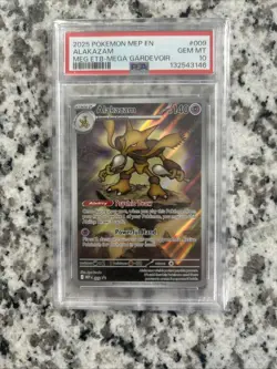 Pokemon Alakazam TCG Mega Evolution Promo Card 003 Near Mint Condition PSA 10 - Image 1