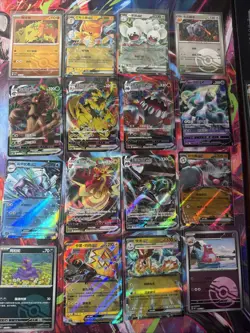 Pokemon 16 Card Lot nm V Max Mega Amazing Ex HOLO Rare Hits Only B7 - Image 1