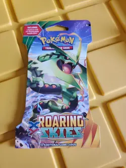 Pokemon TCG XY Roaring Skies Sealed Sleeved Booster Pack - Image 1