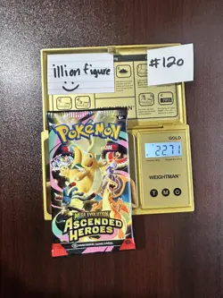 VERY HEAVY! GOD PACKUUU 22.71g Ascended Heroes Pokemon TCG Booster (SEALED) - Image 1