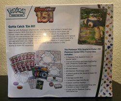 Pokemon Scarlet & Violet 151 Pokemon Center Elite Trainer Box PC ETB - Image 4