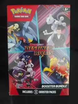 Pokemon Scarlet & Violet Destined Rivals Booster Bundle Box 6-Packs NEW Sealed - Image 1